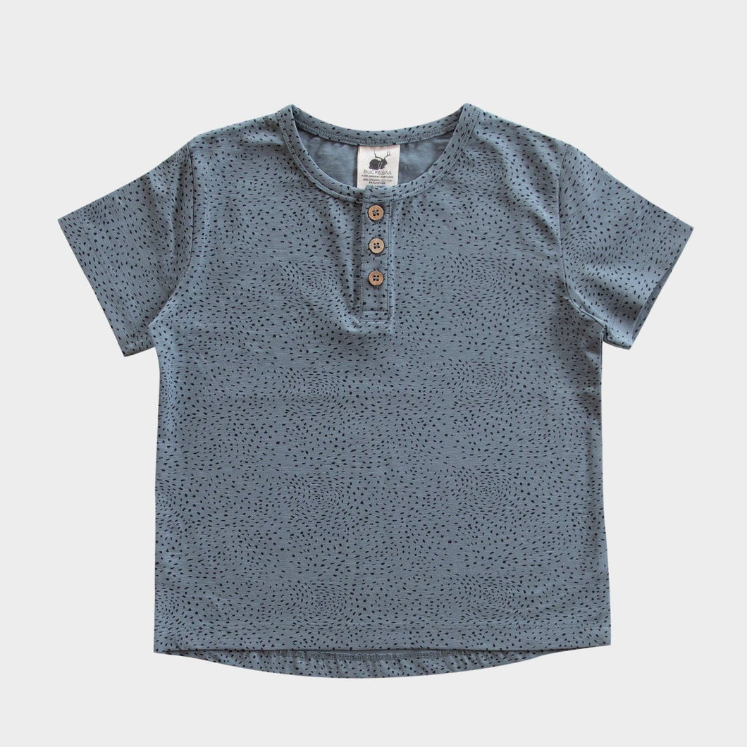 Organic Cotton T-Shirt - Ash Spotty