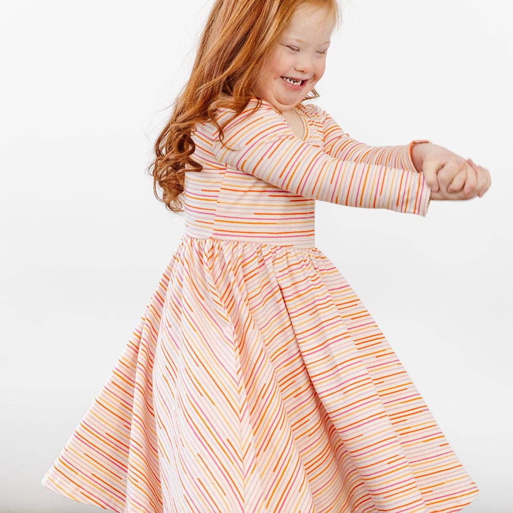 THE BALLET DRESS IN CANDY STRIPE