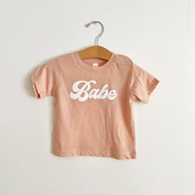 Load image into Gallery viewer, Babe Peach Tri-Blend Kids Tee
