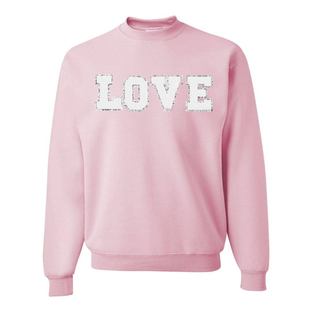 Love Patch Adult Sweatshirt - Mommy & Me - Valentine's Day