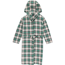 Load image into Gallery viewer, Munford Lounge Robe- Green/Brown/White Plaid
