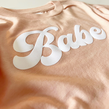 Load image into Gallery viewer, Babe Peach Tri-Blend Kids Tee
