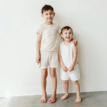Load image into Gallery viewer, Bamboo Organic Cotton Terry Shorts - Cloud - SS22
