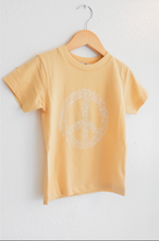 Load image into Gallery viewer, Peace Floral Kid&#39;s Tee
