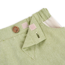 Load image into Gallery viewer, Close-Me Shorts Recycled &amp; Organic Cotton Green Pistacho
