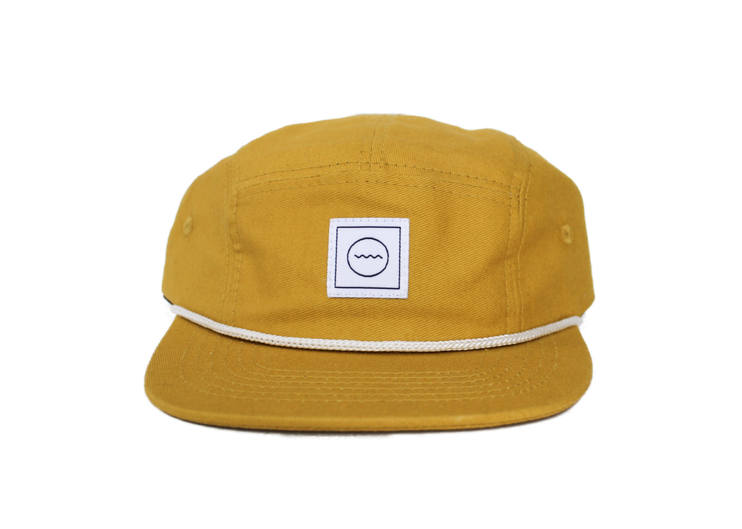 Cotton Five-Panel Hat in Sol