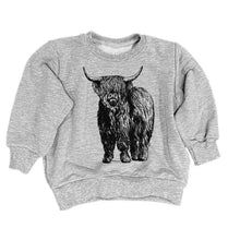 Load image into Gallery viewer, Highland Cow Retrofit Sweatshirt
