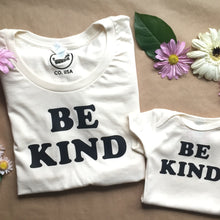 Load image into Gallery viewer, Be Kind Baby One-piece / Black Ink
