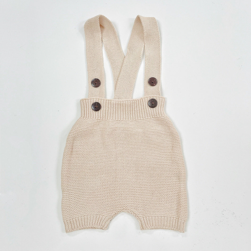 Lennie Knit Overall Bloomers - Oat