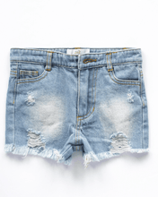 Load image into Gallery viewer, Delphie Denim Shorts - Light Blue Jean
