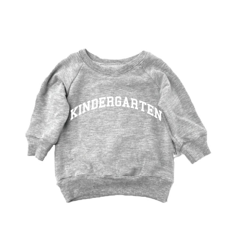 Grey Kindergarten Sweatshirt/White