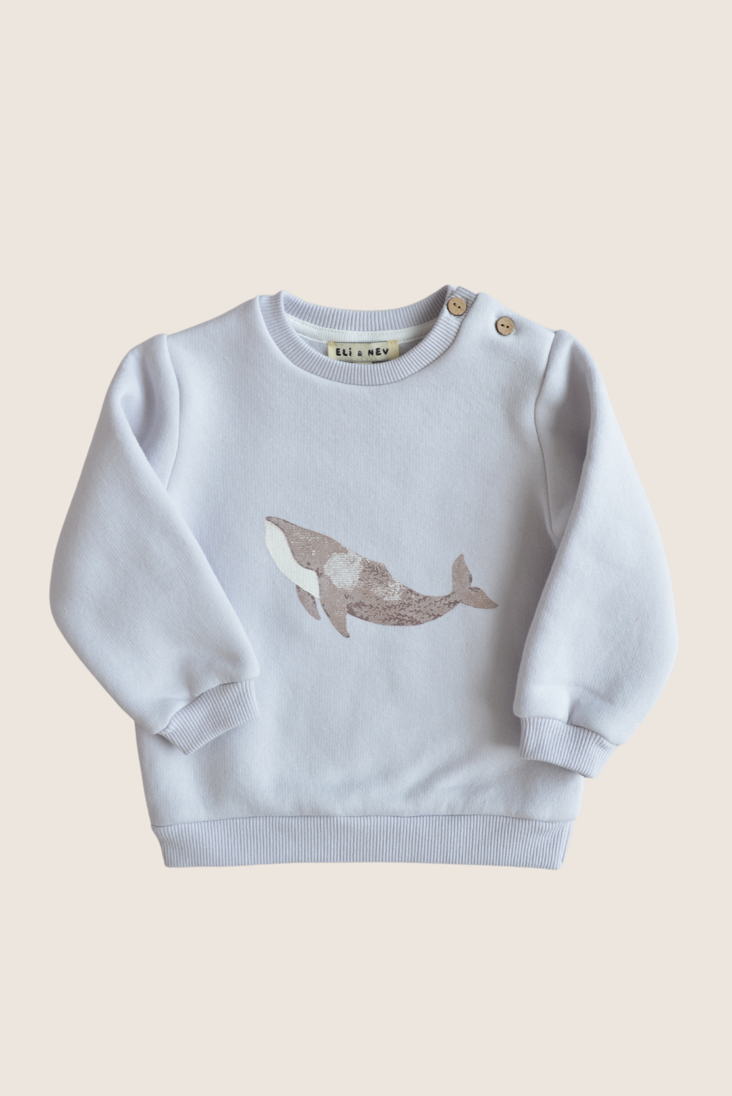 Baby / kids sweatshirt - whale print