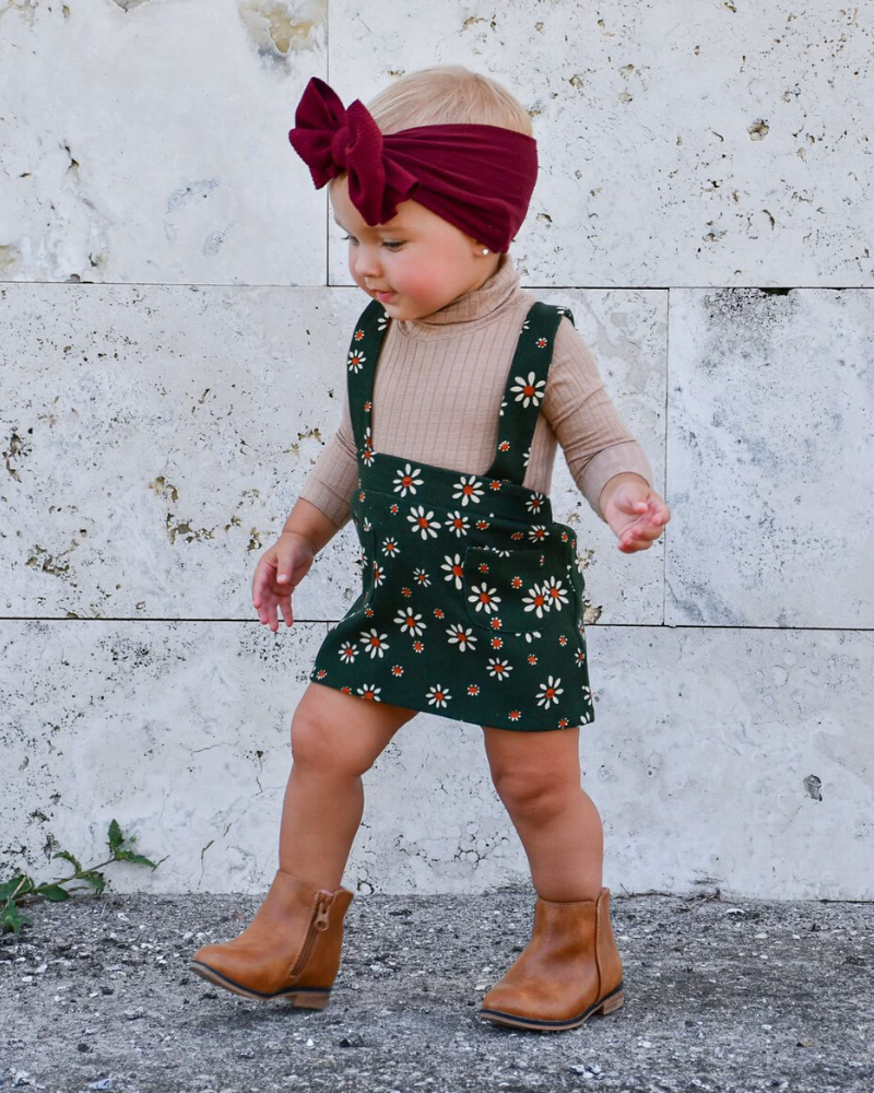 Alaska Ribbed Turtleneck Leotard - Brown Sugar Rib